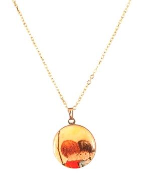 Vintage Fran Mar Moppets Pendant Necklace